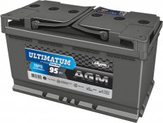 АКОМ AGM Аккумуляторная батарея 95Ah евро