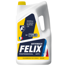 Антифриз Felix TYPE D желтый 5кг