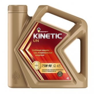 Rosneft Kinetic UN 75w90 4л синт.Трансмиссионное масло