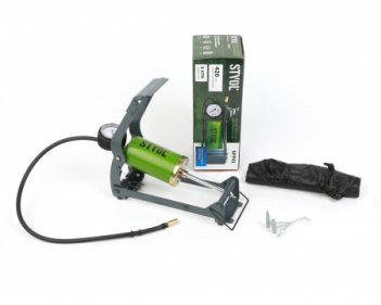 Насос ножной механический 420 см3,с переходниками STVOL SFP01