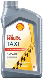 Shell Helix TAXI 5w40 1л Масло моторное
