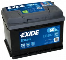 EXIDE EB602 Аккумулятор EXCELL 60Ah 540A ETN0 о.п. низ