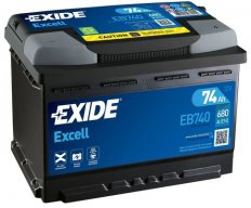 EXIDE EB740 Аккумулятор EXCELL 74Ah 680A ETN0 о.п.