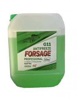 Антифриз FORSAGE GREEN G11+ 10л