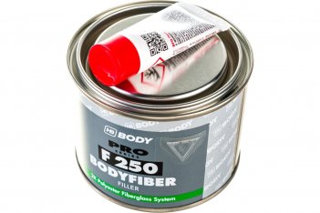 HB BODY PRO F250 FIBER Шпатлевка Стекловолокно 0,25кг 2500600050