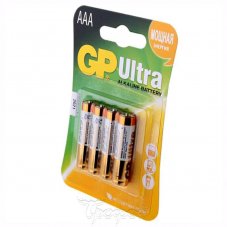 Батарейка GP Ultra AAA LR03/4BL