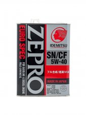 IDEMITSU ZEPRO EURO SPEC SN/CF-5 5W40 4л Масло моторное