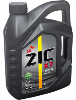 ZIC X7 Diesel 10w40 4л Масло моторное