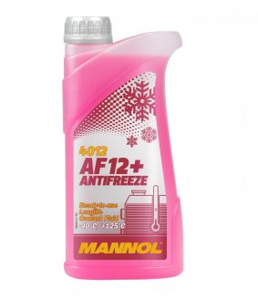 MANNOL 4012 Антифриз AF12+ (-40C) Красный 1л