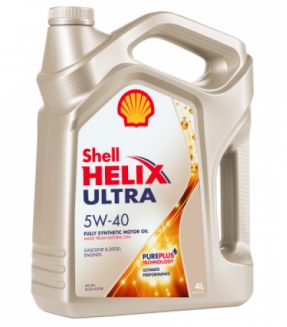 Shell Helix ULTRA 5W40 синт 4л Масло моторное