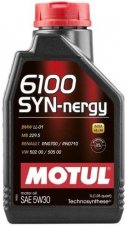 Motul 6100 Syn-nergy 5w30 1л Масло моторное