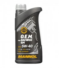 MANNOL 7711 O.E.M. Daewoo GM 5w40 1л Масло моторное
