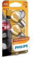 Philips Лампа автомобильная P21W 12V-21W (Блистер 2шт) 12498B2