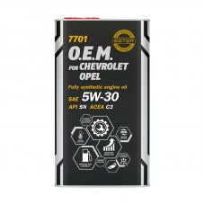 MANNOL 7701 O.E.M. For Chevrolet/Opel 5w30 4л Масло моторное