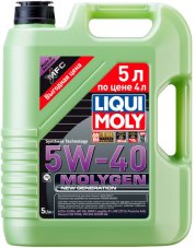 АКЦИЯ LIQUI MOLY 9054/39023 Molygen new Generation 5W40 4+1л Масло моторное