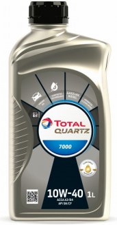 Total Quartz 7000 10w40 1л Масло моторное