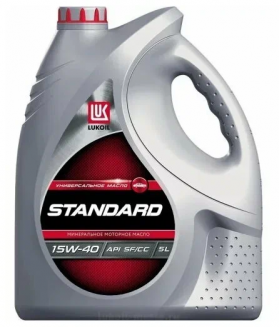 LUKOIL STANDARD 15W40 SF/CC (минер.) 5л Масло моторное