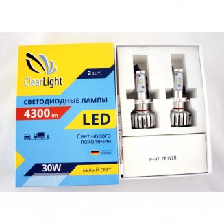 Clearlight Лампа LED Н7 4300LMN (2 шт)
