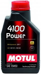 Motul 4100 Power 15w50 1л Масло моторное