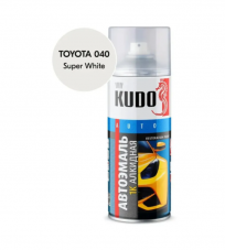 KUDO KU-42400 Эмаль автомобильная ремонтная "Toyota 040 Super White" 520мл