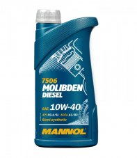 MANNOL 7506 MOLIBDEN 10W40 DIESEL 1л Масло моторное