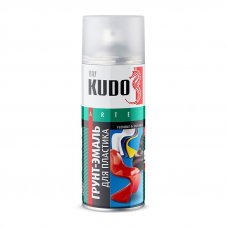 KUDO KU-6002 Грунт-эмаль для пластика черный 520мл