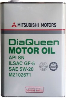 mitsubishi DIAQUEEN SL 5W20 4 л АКЦИЯ!