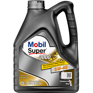 Mobil Super 3000х1 масло 5w40 4л (оригинал) Масло моторное