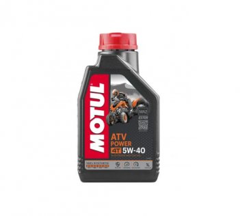 Motul ATV Power 5w40 100% 4T sintetic 1л Масло моторное для квадроциклов