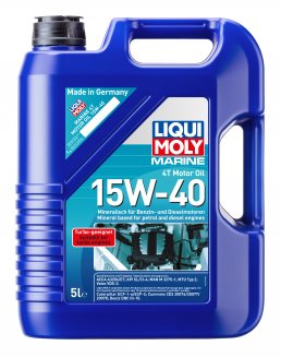 LIQUI MOLY 25016 Marine 4T Motor oil 15w40 5л Масло моторное