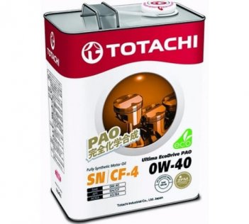 TOTACHI Ultima EcoDrive PAO 0w40 SN/CF 4л Масло моторное