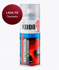 KUDO KU-41192 Эмаль автомобильная металлизированная "Портвейн 192" 520мл