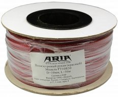 ARIA Рукав РТ10R50 10мм красный/черный (бухта)