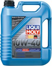 LIQUI MOLY 7566 Super diesel leichtlauf 10w-40 5л Масло моторное