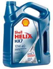 Shell Helix Plus HX7 10w40 п/с 4л Масло моторное