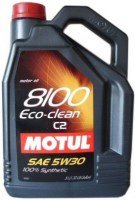 Motul 8100 Eco-clean 5w30 C2 100% синтетик 5л.Масло моторное