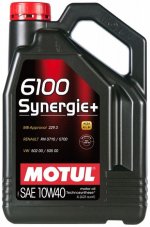 Motul 6100 Sinergie+ 10w40 technosynthese 4л Масло моторное