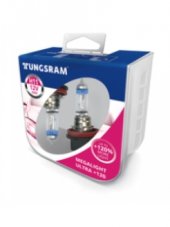 TUNGSRAM Лампы галогеновые H11 12V 55W PGJ19-2 MEGALIGHT ULTRA +120% 3200K 53110SNU B2