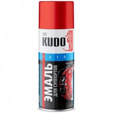 KUDO KU-5211 Эмаль для суппортов красная 520 мл