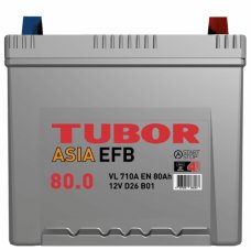 Аккумулятор TUBOR ASIA EFB 6CT-80.0 VL 710A В01