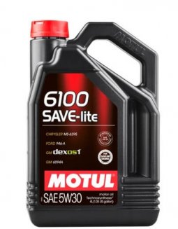 Motul 6100 Save-lite 5w30 4л Масло моторное