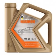 Rosneft Maximum 10w40 4л Масло моторное