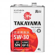 TAKAYAMA ADAPTEC SAE 5W-30 ILSAC GF-6A API SP 4л (Метал) Масло моторное