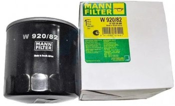 MANN FILTER W 920/82 Фильтр масляный