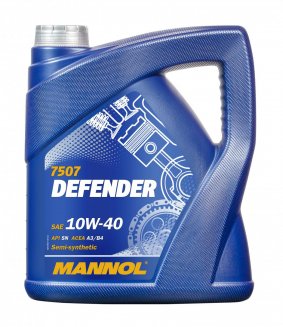 MANNOL 7507 DEFENDER SAE 10W-40 SN п/с 4л Масло моторное