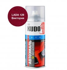 KUDO KU-41129 Эмаль автомобильная металлизированная "Виктория 129" 520мл