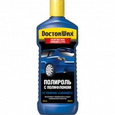 DoctorWax 8433 Цветной полироль с полифлоном (темно-синий) 300мл