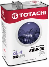 TOTACHI Super Hypoid gear GL-4 80/90 4л Трансмиссионное масло