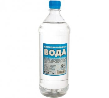 Вода дистиллированная 1л