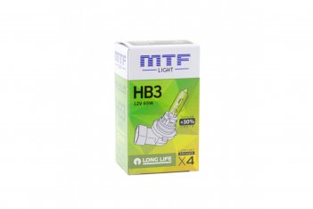 MTF Standart HB3 +30% 12V 55W Лампа автомобильная